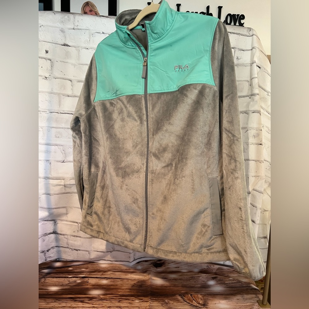 Plus size Fila Sport Zip Up Jacket